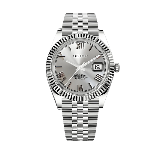 Just'Time Roman Dial Silver