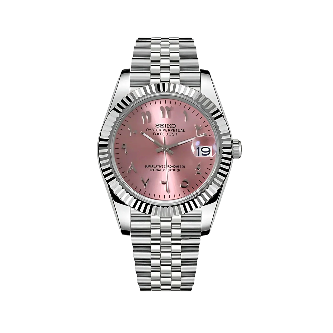 Just'Time Arabic Dial Pink