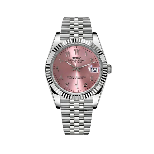 Just'Time Arabic Dial Pink