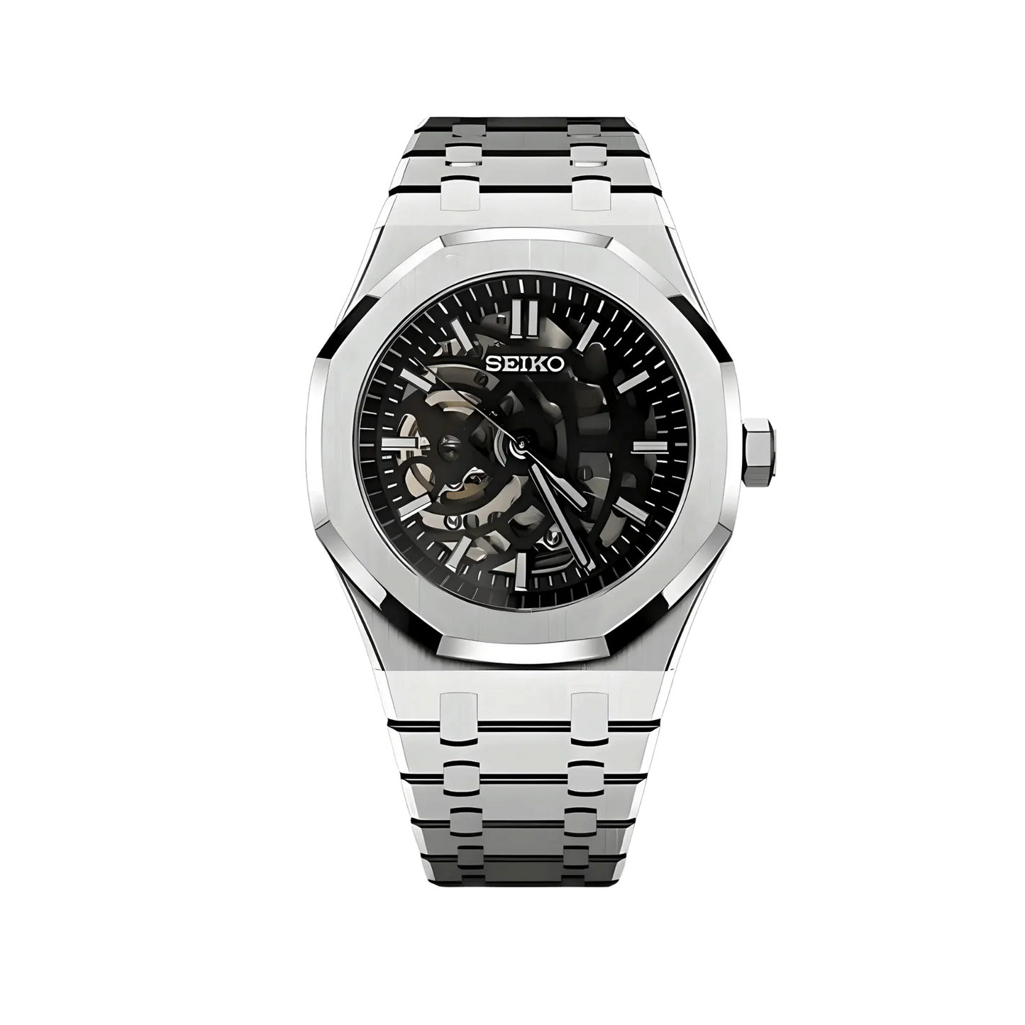 Royal'Time Skeleton Black